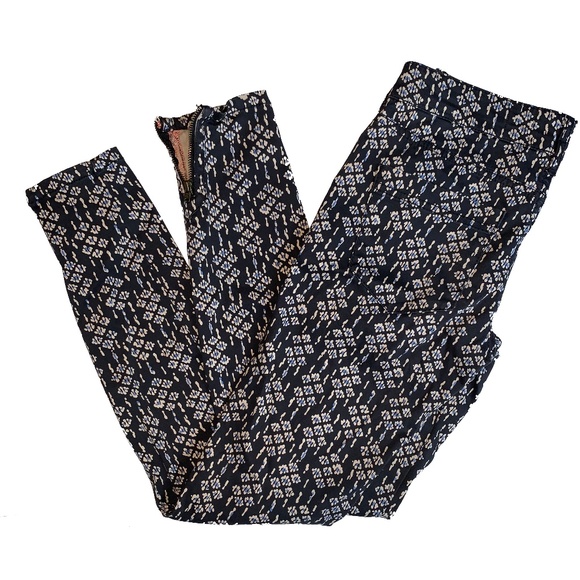 EUC! Anthropologie Pilcro Serif Sateen Zip Ankle Skinny - 25 - Picture 4 of 7